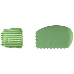 Catalyst Malerværktøj silicone wedge No 3 Green i gruppen Kunstnerartikler / Studie / Malerkniver hos Pen Store (132802)