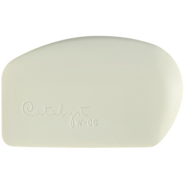 Catalyst Malerværktøj silicone wedge No 6 White i gruppen Kunstnerartikler / Studie / Malerkniver hos Pen Store (132803)