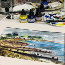 Intro Ink Aquarelle set 6 x 29,5 ml i gruppen Kunstnerartikler / Kunstnerfarver / Akvarelmaling / Flydende akvarelfarve hos Pen Store (132932) Intro Ink Aquarelle set 6 x 29,5 ml i gruppen Kunstnerartikler / Kunstnerfarver / Akvarelmaling / Flydende akvarelfarve hos Pen Store (132932)