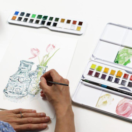Akvarelfarve Studio 48 ½ -halvkopper i gruppen Kunstnerartikler / Kunstnerfarver / Akvarelmaling / Akvarelfarve i kop hos Pen Store (132940)