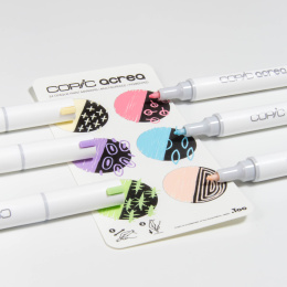 Acrea Paint Marker 6-sæt Light Colours i gruppen Penne / Kunstnerpenne / Illustrationmarkers hos Pen Store (133047)