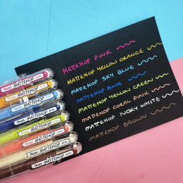 Mattehop Gelpen Sweet Colours 7-pak i gruppen Penne / Skrive / Gelpenne hos Pen Store (133080)