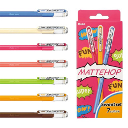 Mattehop Gelpen Sweet Colours 7-pak i gruppen Penne / Skrive / Gelpenne hos Pen Store (133080)