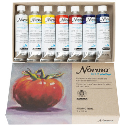 Norma Blue Oliemaling 7x35 ml i gruppen Kunstnerartikler / Kunstnerfarver / Oliemaling hos Pen Store (133140)