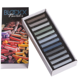 Soft Pastels Grey 12-set i gruppen Kunstnerartikler / Kridt og blyanter / Pastelkridt hos Pen Store (133365)