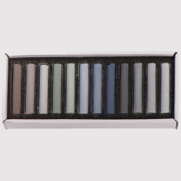 Soft Pastels Grey 12-set i gruppen Kunstnerartikler / Kridt og blyanter / Pastelkridt hos Pen Store (133365)