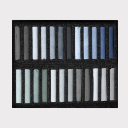 Soft Pastels Grey 24-set i gruppen Kunstnerartikler / Kridt og blyanter / Pastelkridt hos Pen Store (133369)