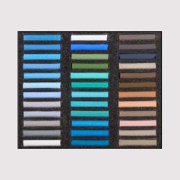 Soft Pastels Marine 36-sætt i gruppen Kunstnerartikler / Kridt og blyanter / Pastelkridt hos Pen Store (133375)