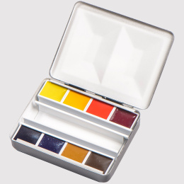 Aquarell Bijou 8-set half pan i gruppen Kunstnerartikler / Kunstnerfarver / Akvarelmaling hos Pen Store (133477)