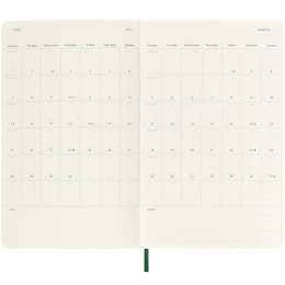 12M Daily Kalender 2025 Hardcover Large Myrtle Green i gruppen Papir & Blok / Kalendere / 12 mdr kalendere hos Pen Store (133763)