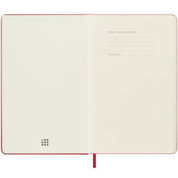 12M Daily Kalender 2025 Hardcover Large Red i gruppen Papir & Blok / Kalendere / 12 mdr kalendere hos Pen Store (133764)