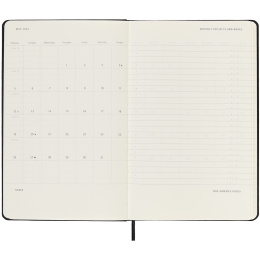 12M Kalender 2025 Weekly PRO Large Black i gruppen Papir & Blok / Kalendere / 12 mdr kalendere hos Pen Store (133780)