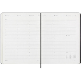 12M M+ Digital Planner Weekly Note 2025 XL Black i gruppen Papir & Blok / Kalendere / Specialkalendere hos Pen Store (133782)