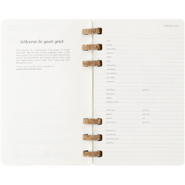 12M Spiral Planner 2025 Large Black i gruppen Papir & Blok / Kalendere / 12 mdr kalendere hos Pen Store (133784)