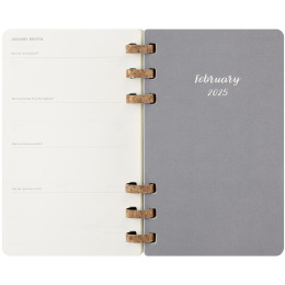 12M Spiral Planner 2025 Large Black i gruppen Papir & Blok / Kalendere / 12 mdr kalendere hos Pen Store (133784)