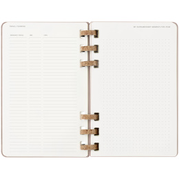 12M Spiral Planner 2025 XL Almond i gruppen Papir & Blok / Kalendere / 12 mdr kalendere hos Pen Store (133786)