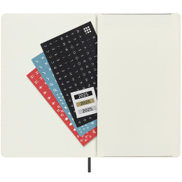 12M Weekly Planner Horizontal 2025 Hardcover Large Black i gruppen Papir & Blok / Kalendere / 12 mdr kalendere hos Pen Store (133788)