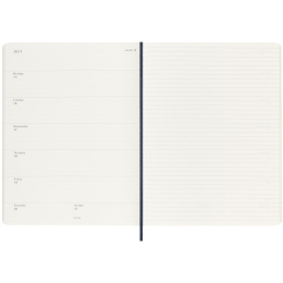 12M Weekly Notebook Softcover 2025 Large Sapphire Blue i gruppen Papir & Blok / Kalendere / 12 mdr kalendere hos Pen Store (133796)