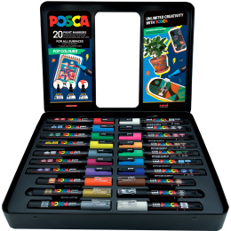 Posca Pop Colours 20-sæt i gruppen Penne / Kunstnerpenne / Akrylmarkers hos Pen Store (133850)