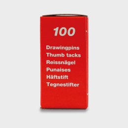 Tegnestifter Metal 100-pak i gruppen Hobby & Kreativitet / Organisere / Hjemmekontor hos Pen Store (134011)