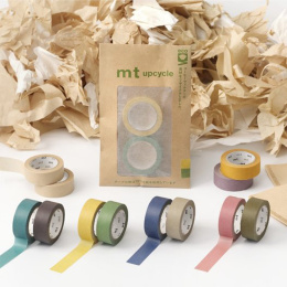 Washi-tape Pastel lemon × fresh green 2-pak i gruppen Hobby & Kreativitet / Hobbytilbehør / Washi Tape hos Pen Store (134039)