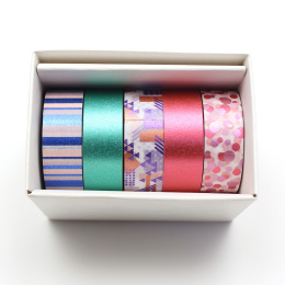 Washi-tape Gift Box Bright i gruppen Hobby & Kreativitet / Hobbytilbehør / Washi Tape hos Pen Store (134043)