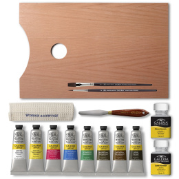 Galeria Acrylic Wooden Box 15-set i gruppen Kunstnerartikler / Kunstnerfarver / Akrylmaling hos Pen Store (134067)