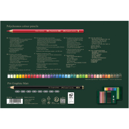 Polychromos & Pitt Graphite Matt Set 40 Farveblyanter + 8 Grafitblyanter i gruppen Penne / Kunstnerpenne / Farveblyanter  hos Pen Store (134071)