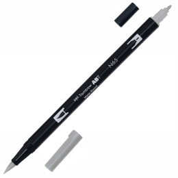 ABT Dual Brush pen sæt 6 stk Gray i gruppen Penne / Kunstnerpenne / Penselpenne hos Pen Store (134116)