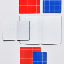 Notebook Break The Grid S - Blue i gruppen Papir & Blok / Skriv og noter / Notesbøger hos Pen Store (134352)