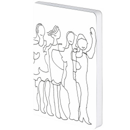 Notebook Graphic S - Friends by Myriam Beltz i gruppen Papir & Blok / Skriv og noter / Notesbøger hos Pen Store (134357)