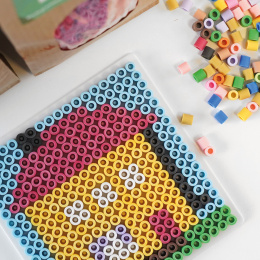 BioBeads Stiftplade Midi Firkantet 9x9 cm i gruppen Kids / Sjovt og lærerigt / Rørperler og perleplader / Perleplader hos Pen Store (134405)