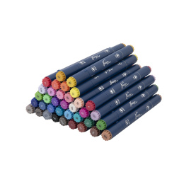 Dual-tip Markers i metalæske 36-sæt i gruppen Penne / Kunstnerpenne / Illustrationmarkers hos Pen Store (134422)