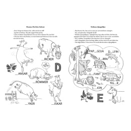  Mamma Moo ABC og 123 i gruppen Kids / Sjovt og lærerigt / Farvelægning og håndværksbøger / Hjernegymnastik for børn hos Pen Store (134490)