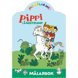 Pippi Langstrømpe male og tegne i gruppen Kids / Sjovt og lærerigt / Farvelægning og håndværksbøger / Malebøger hos Pen Store (134491)