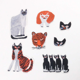 Sticker pack Miroco Machiko Cats i gruppen Hobby & Kreativitet / Skabe / Stickers hos Pen Store (134509)