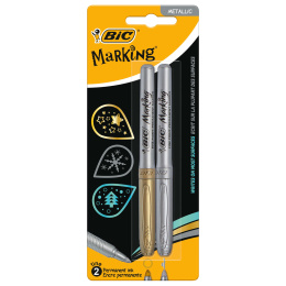 Intensity Metallic Gold & Silver 2-pak i gruppen Penne / Mærkning og kontor / Markeringspenne hos Pen Store (134537)