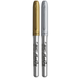 Intensity Metallic Gold & Silver 2-pak i gruppen Penne / Mærkning og kontor / Markeringspenne hos Pen Store (134537)