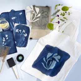 DIY-kit Cyanotype Lav dine egne cyanotryk i gruppen Hobby & Kreativitet / Teknikker / Cyanotypi hos Pen Store (134599)