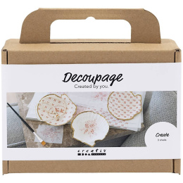 DIY Découpage-kit Havskaller i gruppen Hobby & Kreativitet / Teknikker / Decoupage hos Pen Store (134609)