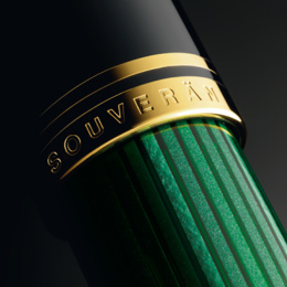 Souverän M800 Fyldepen Black/Green i gruppen Penne / Fine Writing / Fyldepenne hos Pen Store (134754_r)