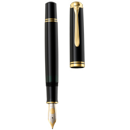 Souverän M800 Fyldepen Black i gruppen Penne / Fine Writing / Fyldepenne hos Pen Store (134758_r)