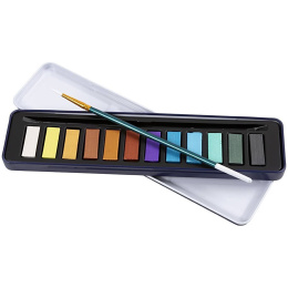 Akvarel 12-sæt Metallic i gruppen Kunstnerartikler / Kunstnerfarver / Akvarelmaling / Akvarelfarver til børn hos Pen Store (134822)