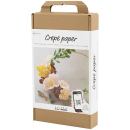 DIY-kit Papirblomster Blomsterkrans i gruppen Hobby & Kreativitet / Skabe / Håndværk og DIY hos Pen Store (134830)