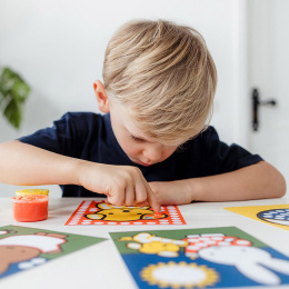 Miffy fingermaling 4 farver + 10 billeder i gruppen Kids / Farve og maling til børn / Maling til børn / Fingermaling hos Pen Store (134901)