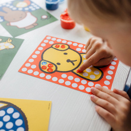 Miffy fingermaling 4 farver + 10 billeder i gruppen Kids / Farve og maling til børn / Maling til børn / Fingermaling hos Pen Store (134901)