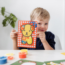 Miffy fingermaling 4 farver + 10 billeder i gruppen Kids / Farve og maling til børn / Maling til børn / Fingermaling hos Pen Store (134901)