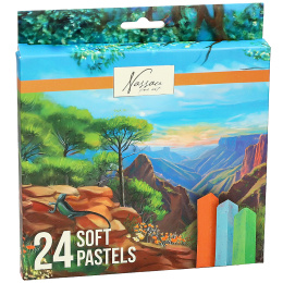 Soft pastels 24-sæt i gruppen Kunstnerartikler / Kridt og blyanter / Pastelkridt hos Pen Store (134912)