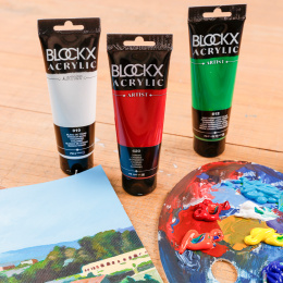 Akrylsæt Set Primaries 5x120 ml i gruppen Kunstnerartikler / Kunstnerfarver / Akrylmaling hos Pen Store (134965)
