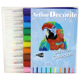 Decorite Marker 10-pak Carnival i gruppen Penne / Kunstnerpenne / Akrylmarkers hos Pen Store (134998)